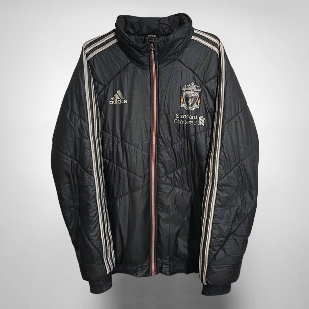Adidas soccer bench coat top