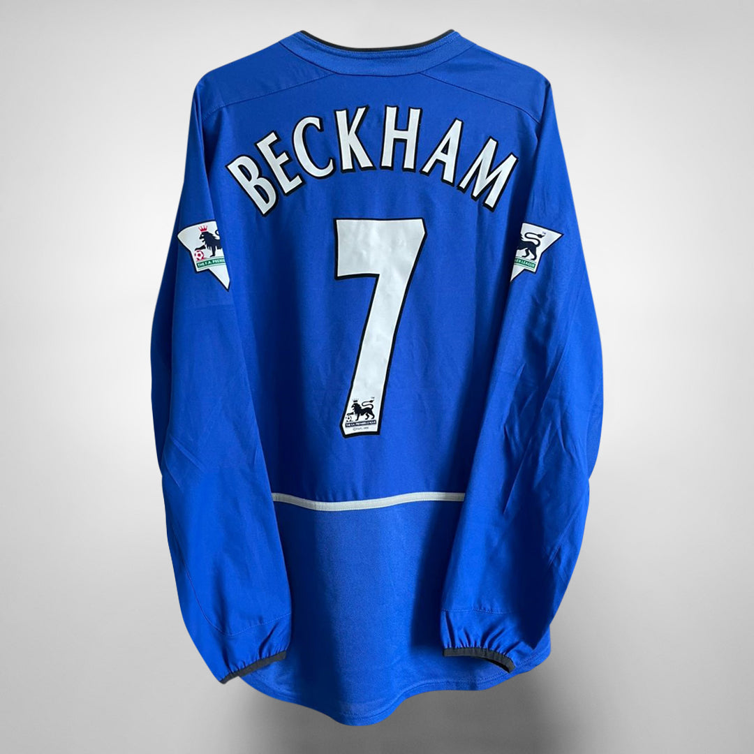Manchester United 2002 - 2004 Home Nike long sleeve jersey