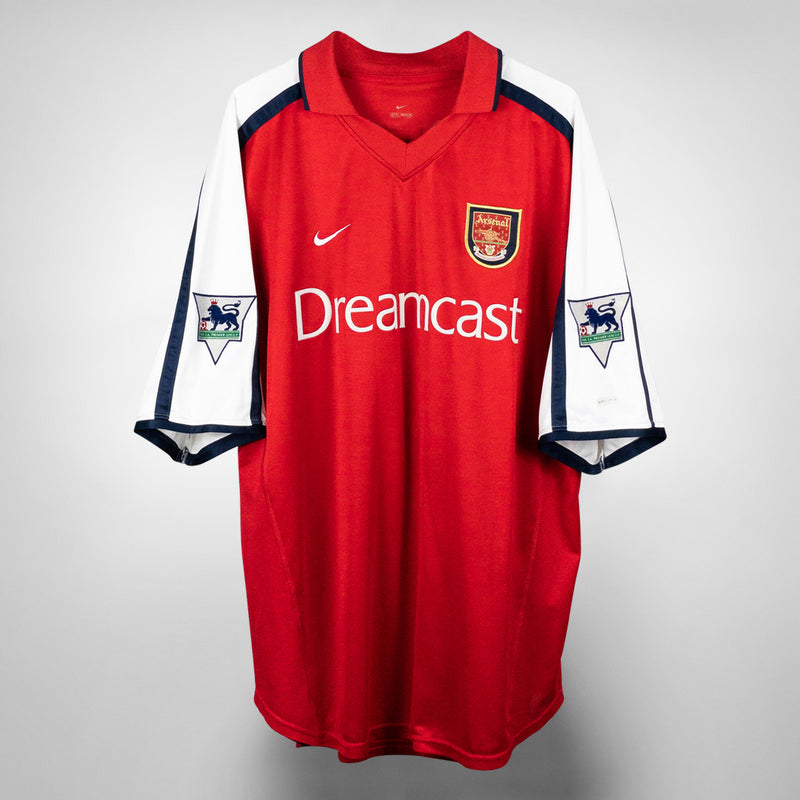2000-2002 Arsenal Nike Home Shirt #19 Inamoto