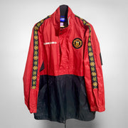 1996-1997 Manchester United 1/2 Zip Windbreaker Jacket - Marketplace
