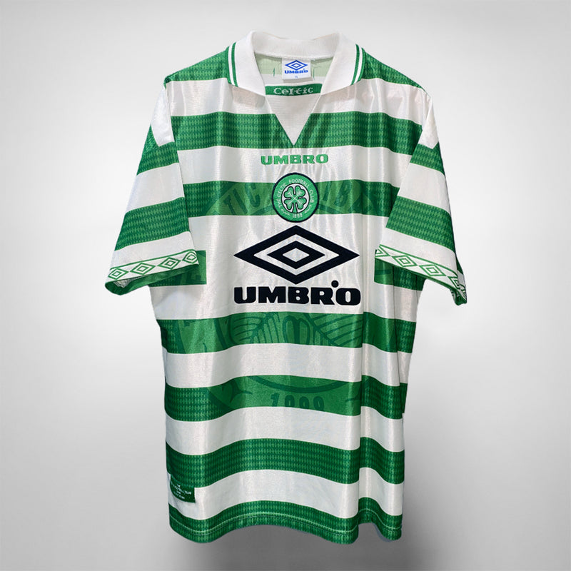 1997-1999 Celtic Umbro Home Shirt #7 Henrik Larsson - Marketplace