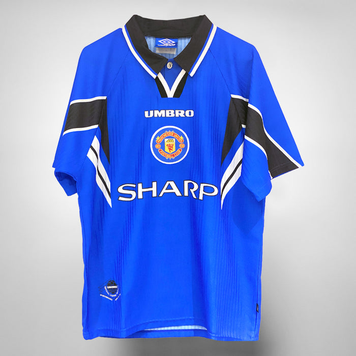 1996-1997 Manchester United Umbro Third Shirt #7 Eric Cantona