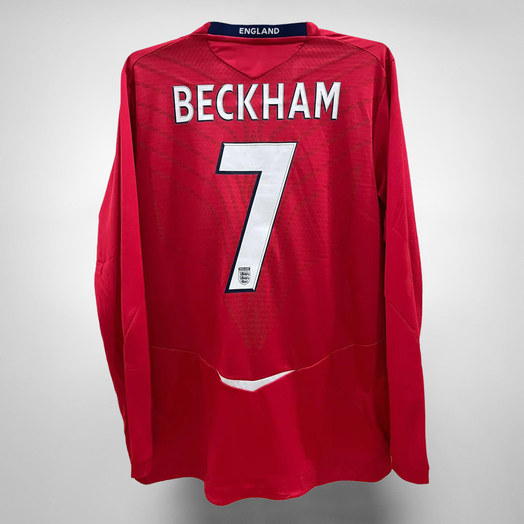 2008-2010 England Umbro Away Shirt #7 David Beckham (BWNT) - Marketplace