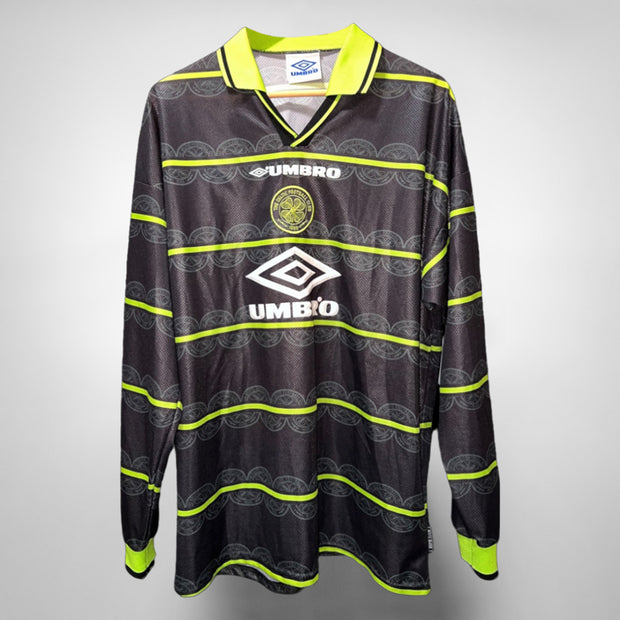 1998-1999 Celtic Umbro Long Sleeve Away Shirt 