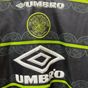 1998-1999 Celtic Umbro Long Sleeve Away Shirt #7 Henrik Larsson - Marketplace