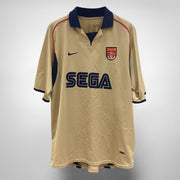 2001-2002 Arsenal Nike Away Shirt #10 Dennis Bergkamp - Marketplace