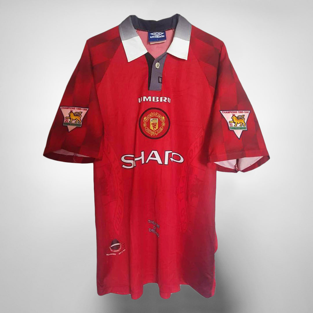 1996 1998 Manchester United Umbro Home Shirt 7 Eric Cantona