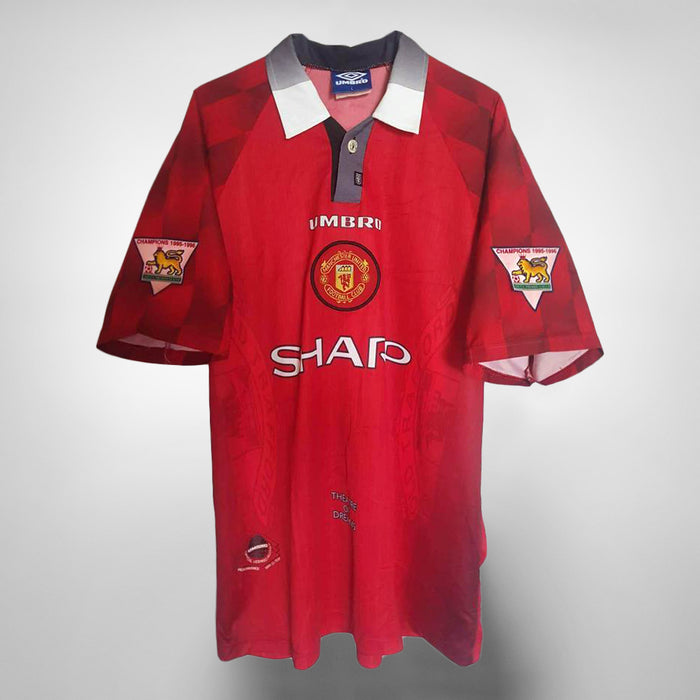 1996-1998 Manchester United Umbro Home Shirt #7 Eric Cantona - Marketplace