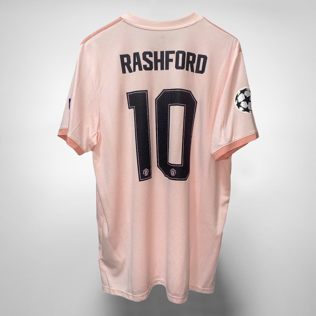 2018 2019 Manchester United Adidas Away Shirt 10 Marcus Rashford Marketplace Classic Football Shirts Vintage Football Shirts Rare Soccer Shirts Worldwide Delivery 90 s Football Shirts Manchester