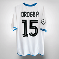 2003-2005 Chelsea Adidas Away Shirt UCL Patchj #15 Didier Drogba - Marketplace